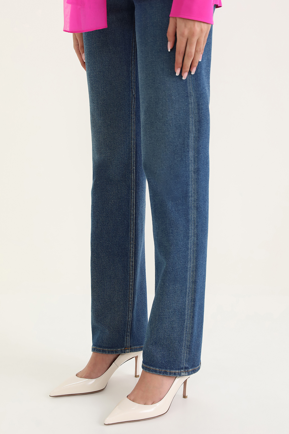 נעלי עקב טנ-גו מעור מבריק